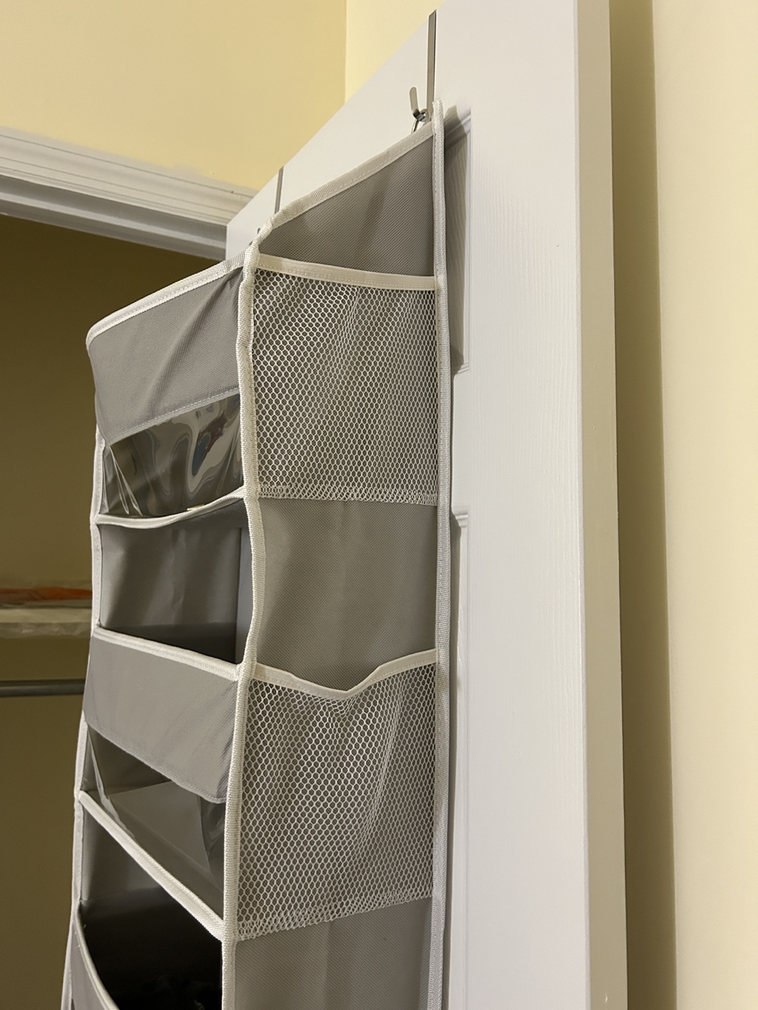 Over the Door Hanging Organizer - Gray - photo 2
