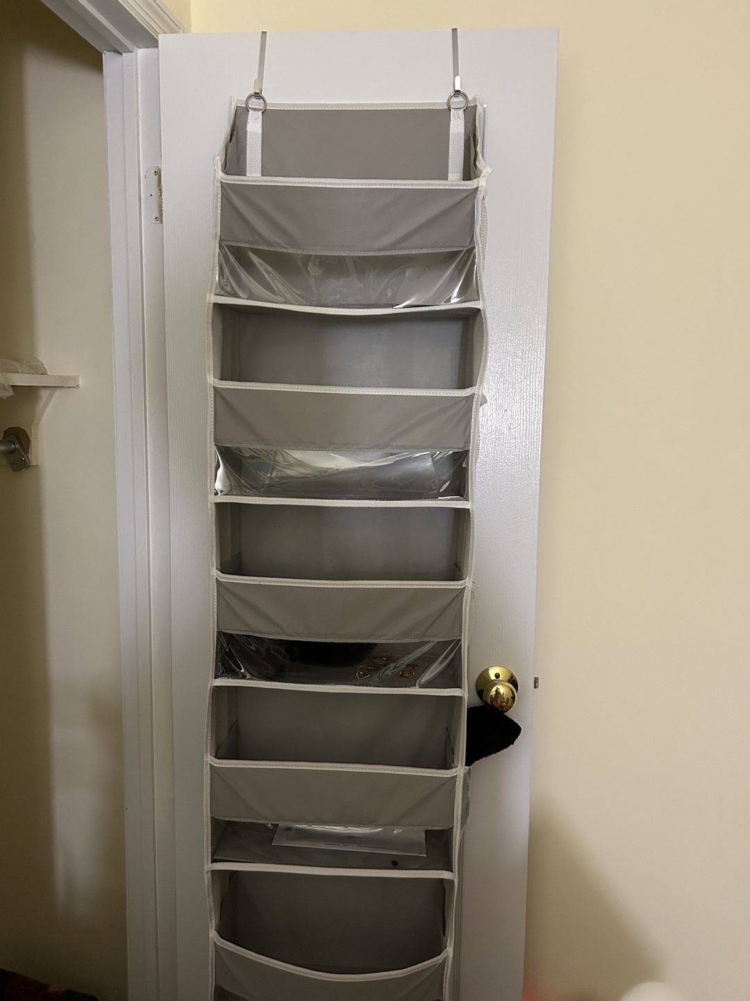 Over the Door Hanging Organizer - Gray