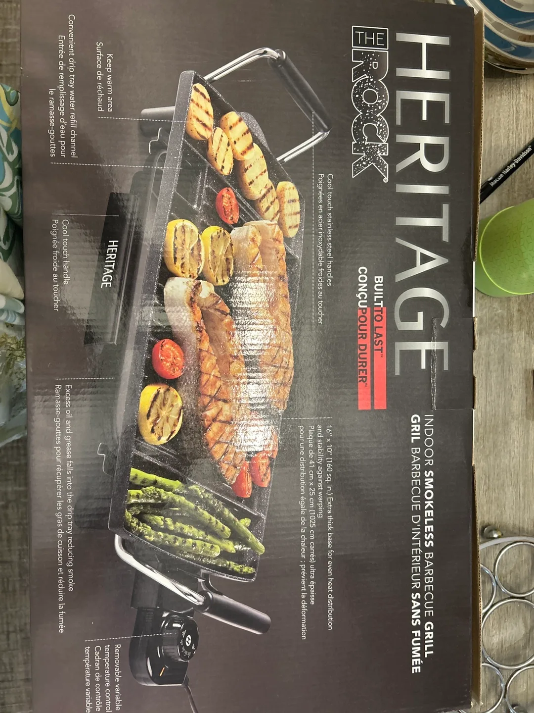 The Rock Heritage Smokeless Indoor BBQ Grill thumbnail