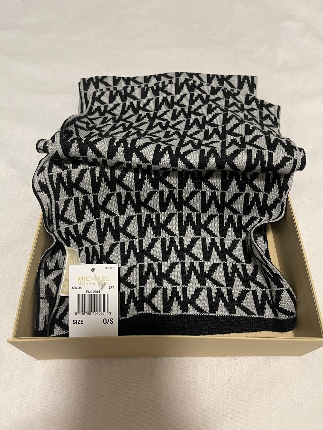 Michael Kors Scarf - O/S - Grey