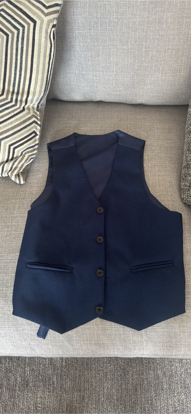Navy Blue Suit - Blazer, Vest & Pants