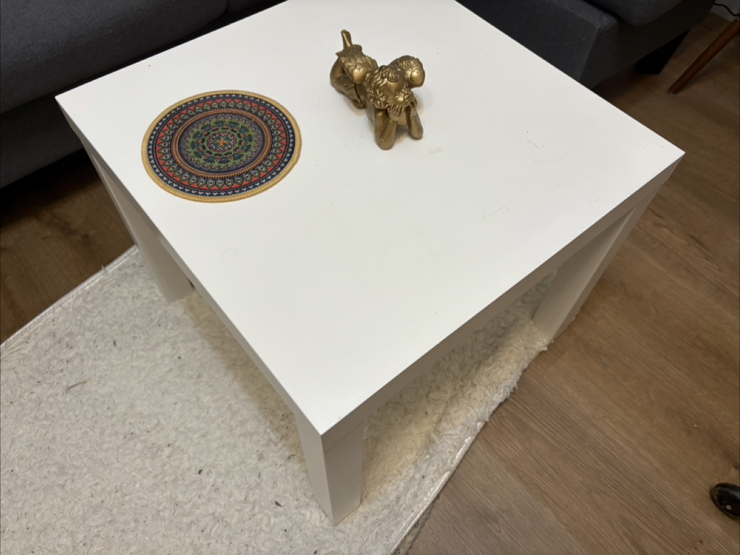 White Square Coffee Table