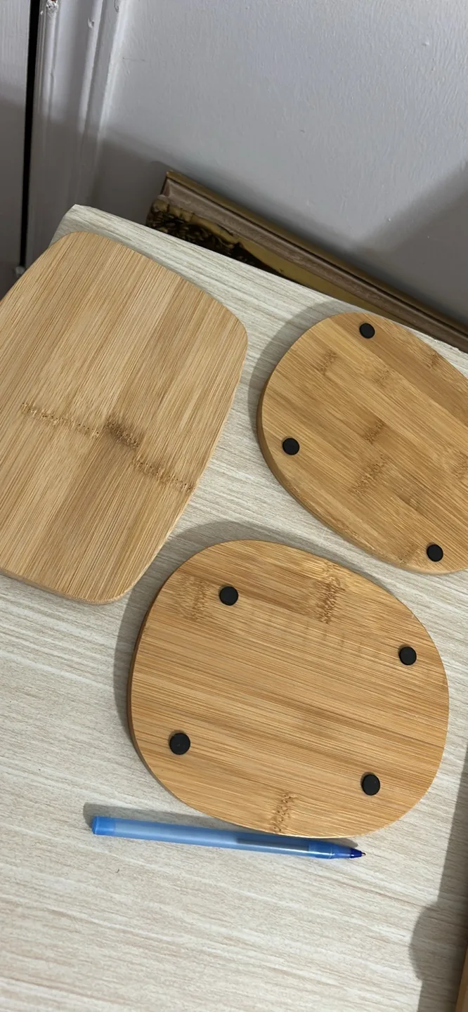 Bamboo Phone & Cup Holder Set thumbnail
