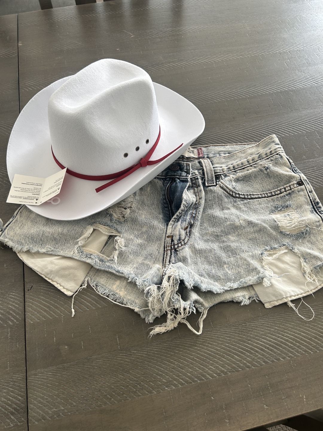 Levis  Distressed Denim Shorts - photo 2