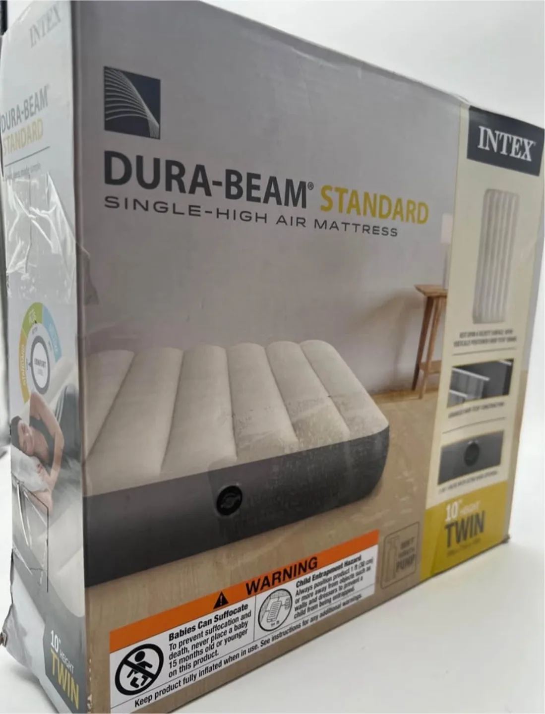 NEW Intex Twin Inflatable Air Mattress image indicator(5)