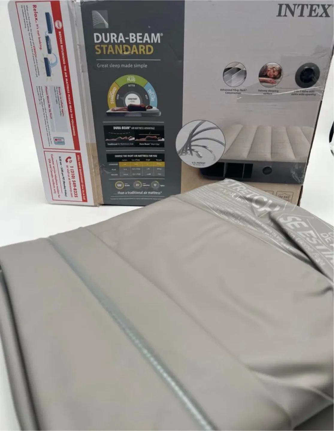 NEW Intex Twin Inflatable Air Mattress image indicator(4)
