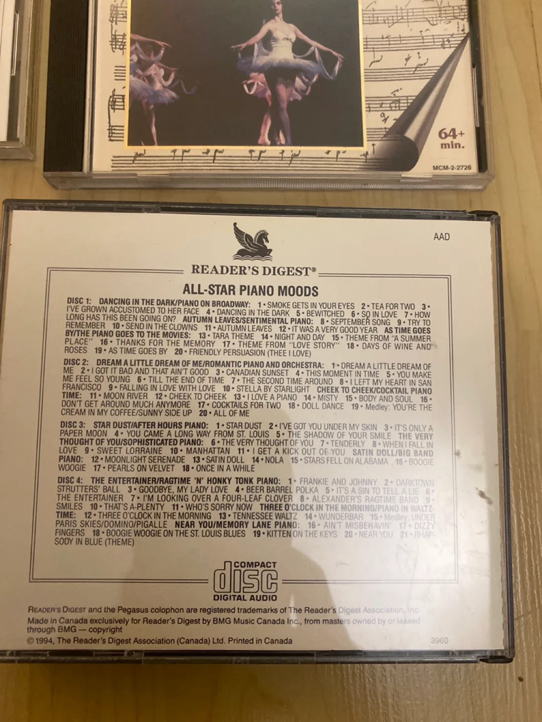 Reader's Digest All-Star Piano Moods CD image indicator(4)