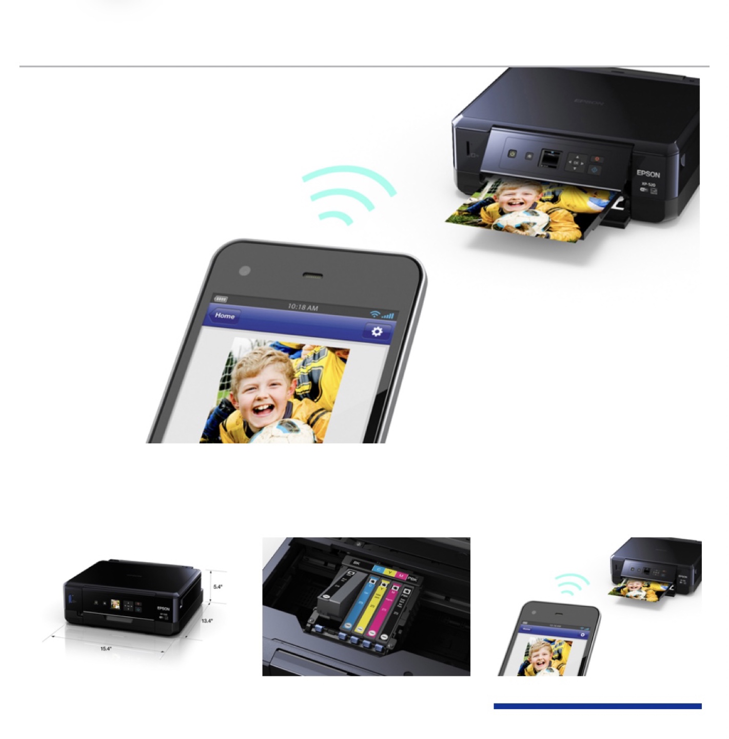 Epson XP-520 Premium Small-in-One Printer - photo 2