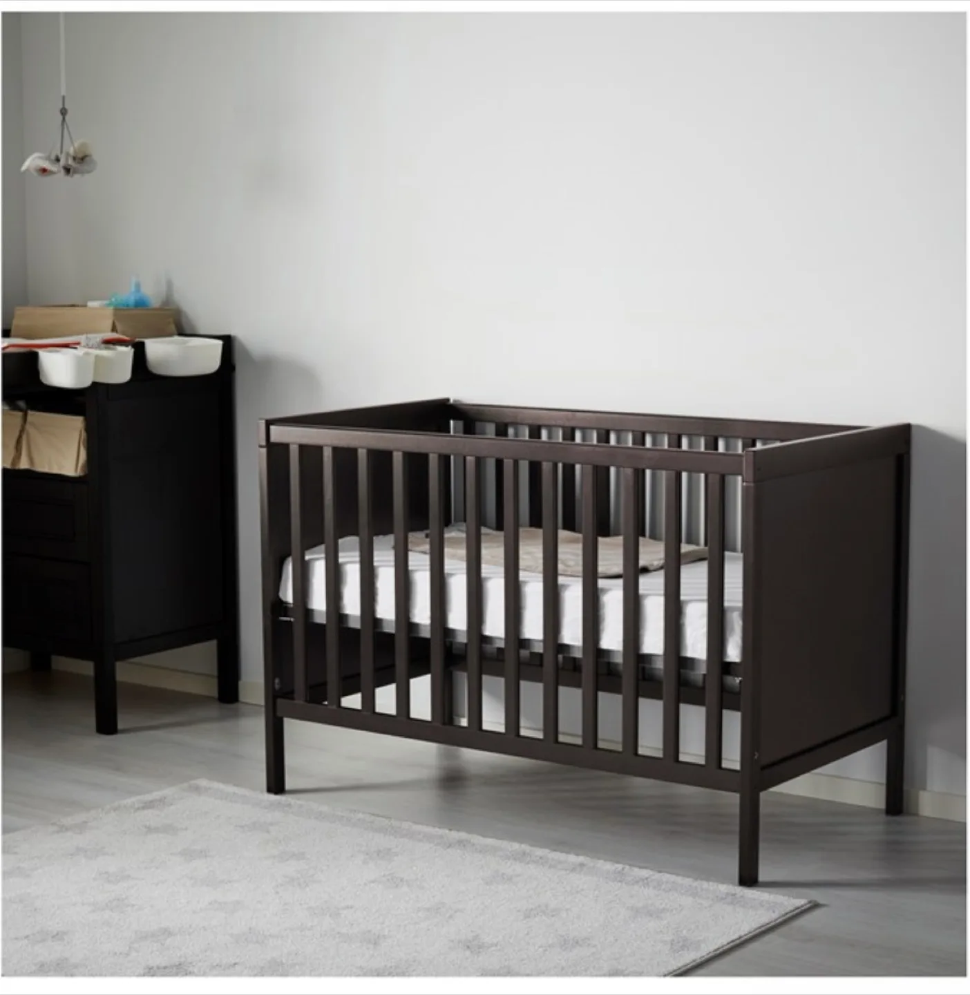 IKEA SUNDVIK Baby Toddler Crib thumbnail