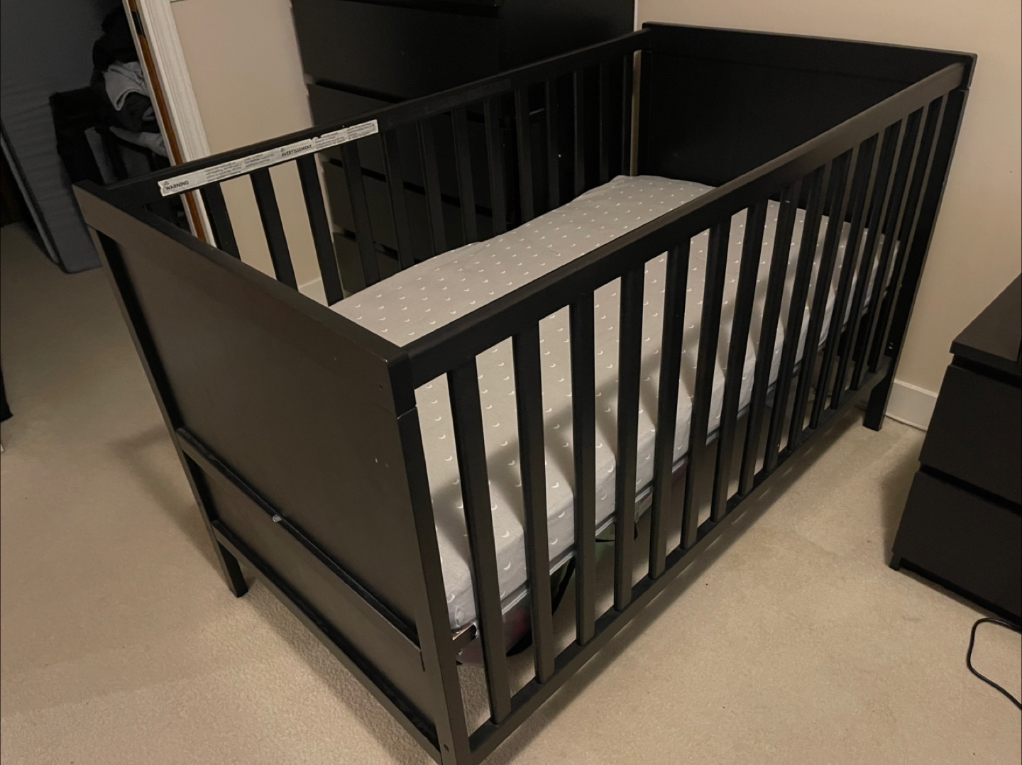IKEA SUNDVIK Baby Toddler Crib - photo 4