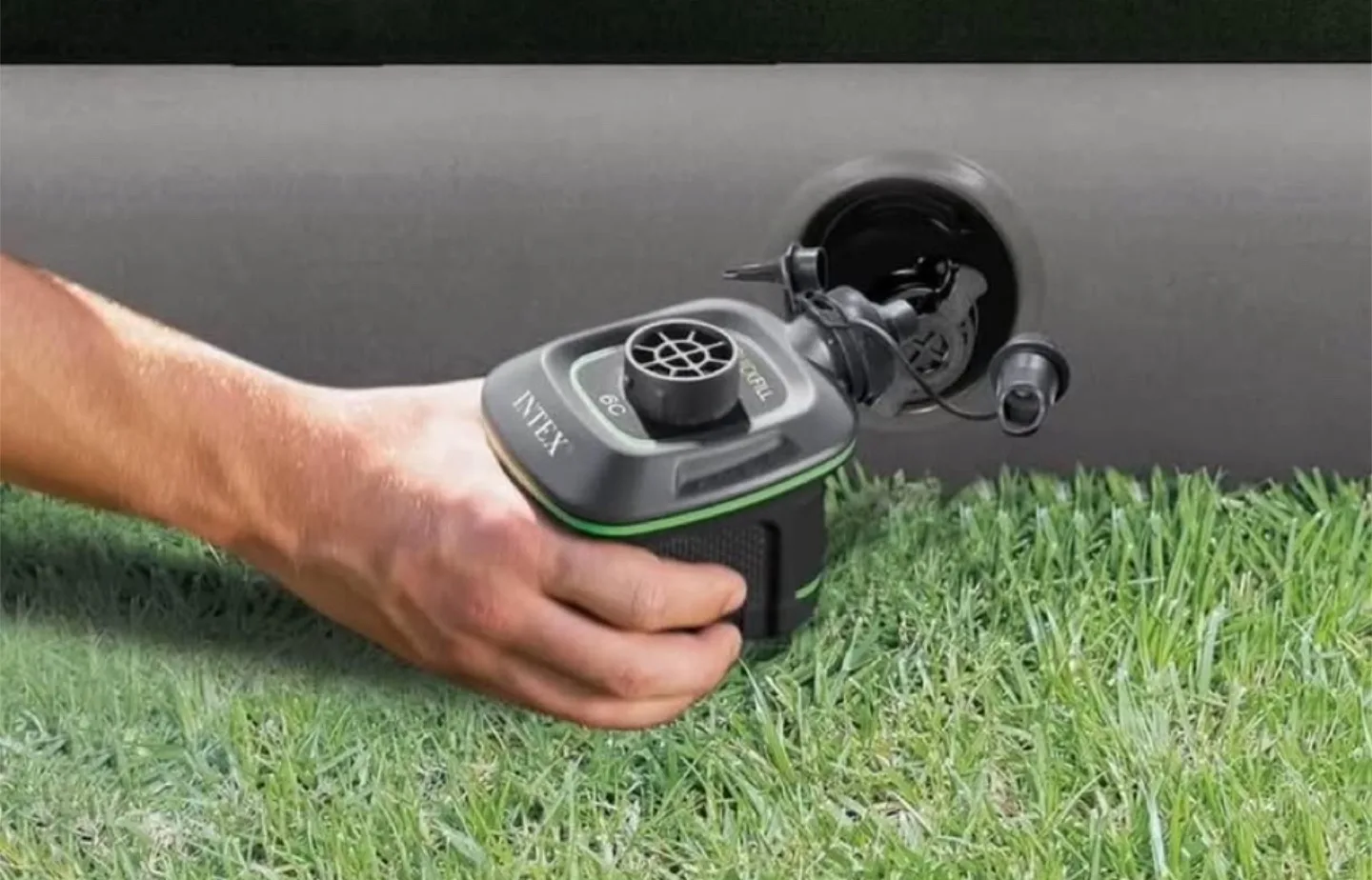 NEW 10” Twin Inflatable Mattress, Battery Pump Included image indicator(8)