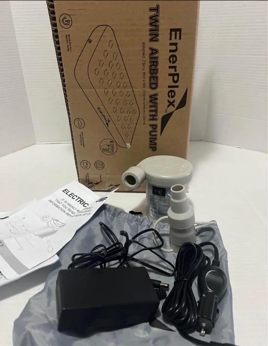 NEW Twin Camping Series Airbed, High Speed Pump image indicator(7)