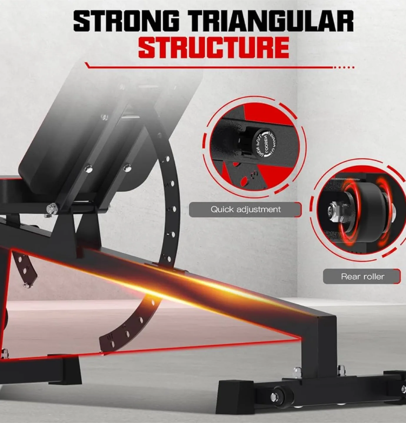 NEW Ajmori 1200LB Weight Bench image indicator(3)