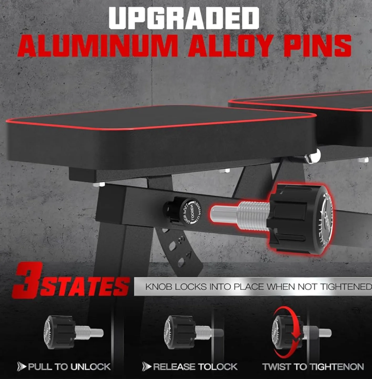 NEW Ajmori 1200LB Weight Bench image indicator(8)