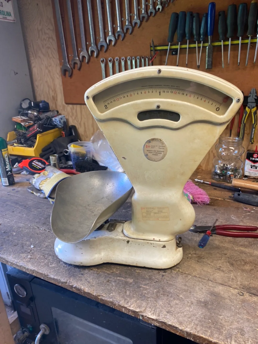 Vintage Toledo Scale Company Kitchen Scale thumbnail