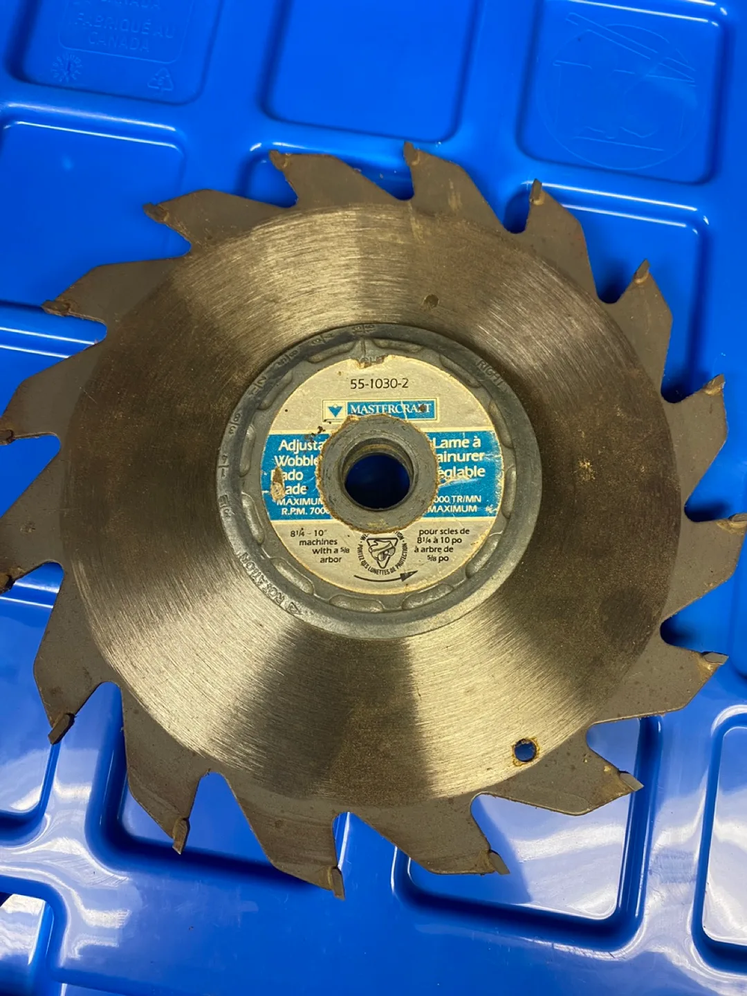 Mastercraft Adjustable Wobble Saw Blade thumbnail