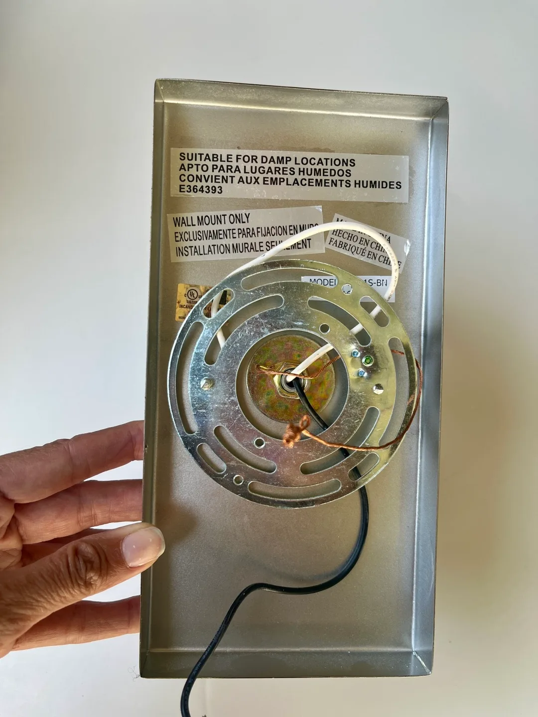 Set of Two Silver Bathroom Vanity Lights image indicator(6)