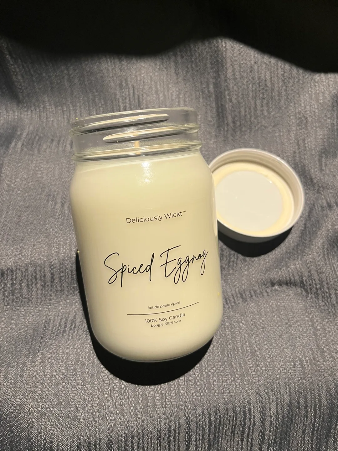 Deliciously Wickt Spiced Eggnog Soy Candle thumbnail
