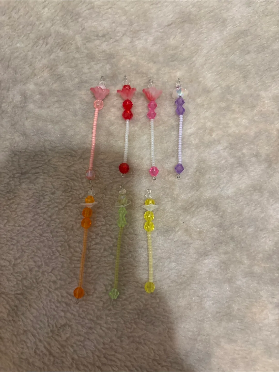 Handmade Beaded Charm Set thumbnail