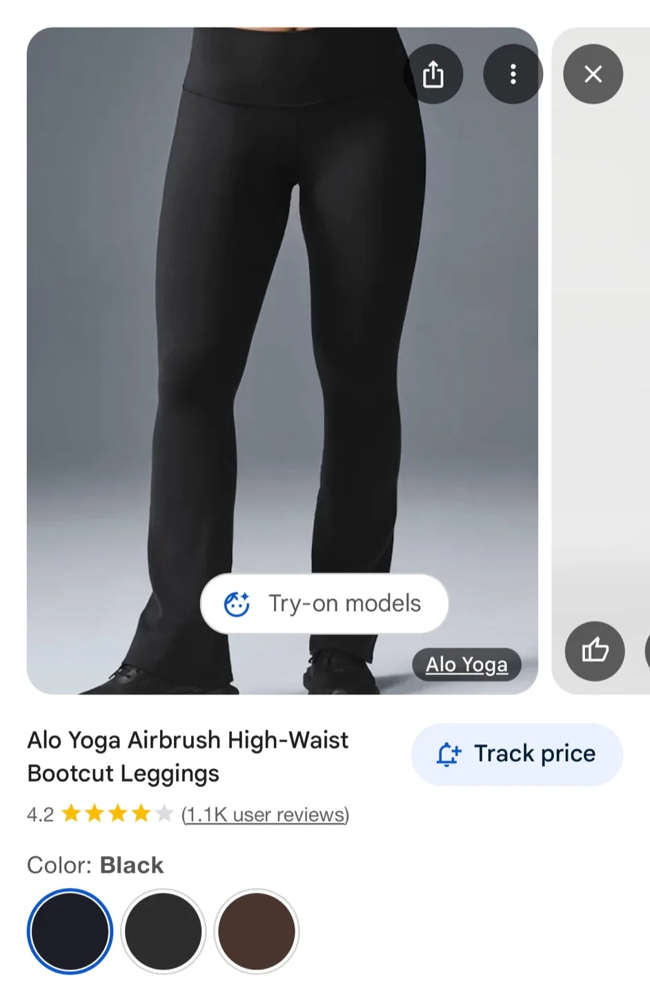 🖤NWT ALO Yoga Airbrush Flare Leggings🖤 thumbnail