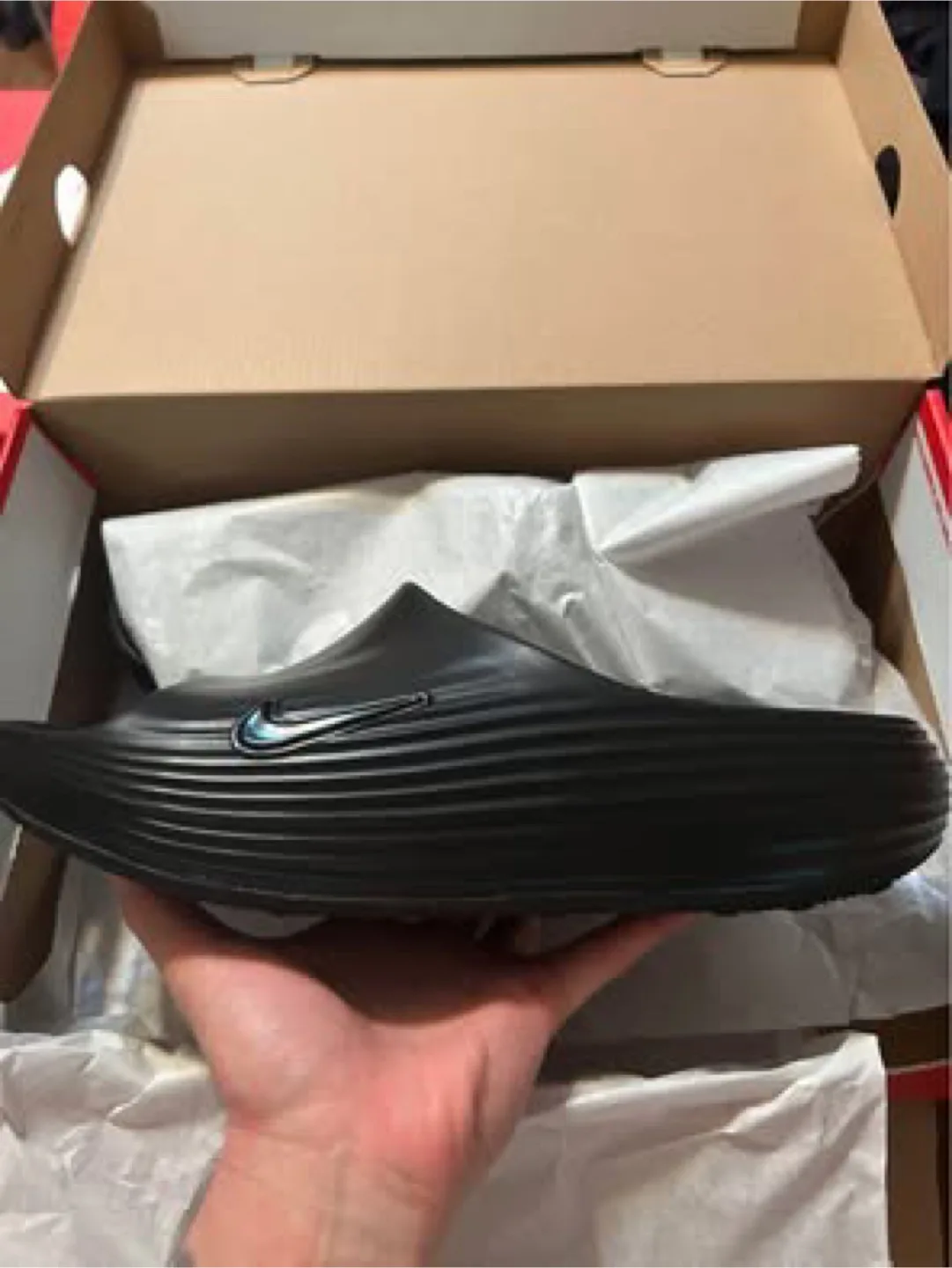 Nike ReactX Rejuven8 Slides Black size 8 thumbnail