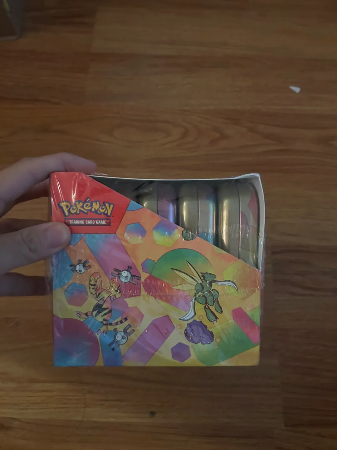 Pokemon 151 Sealed Tin display