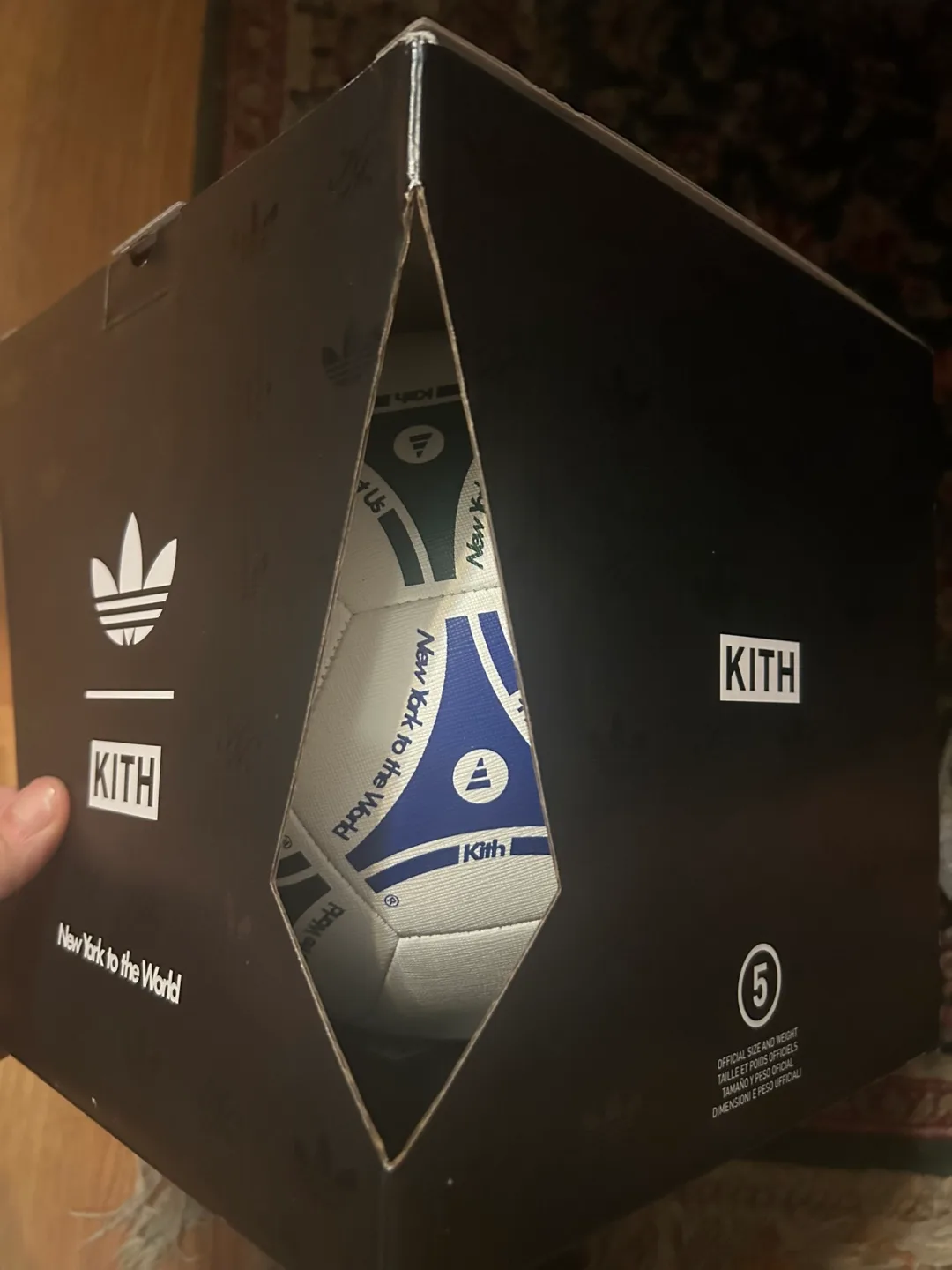 Kith X Adidas Soccer ball size 5 image indicator(4)