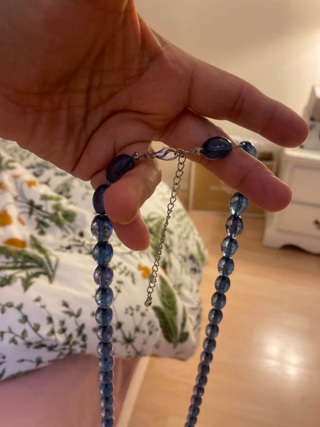 Two Fashion Necklaces - Black & Blue image indicator(3)