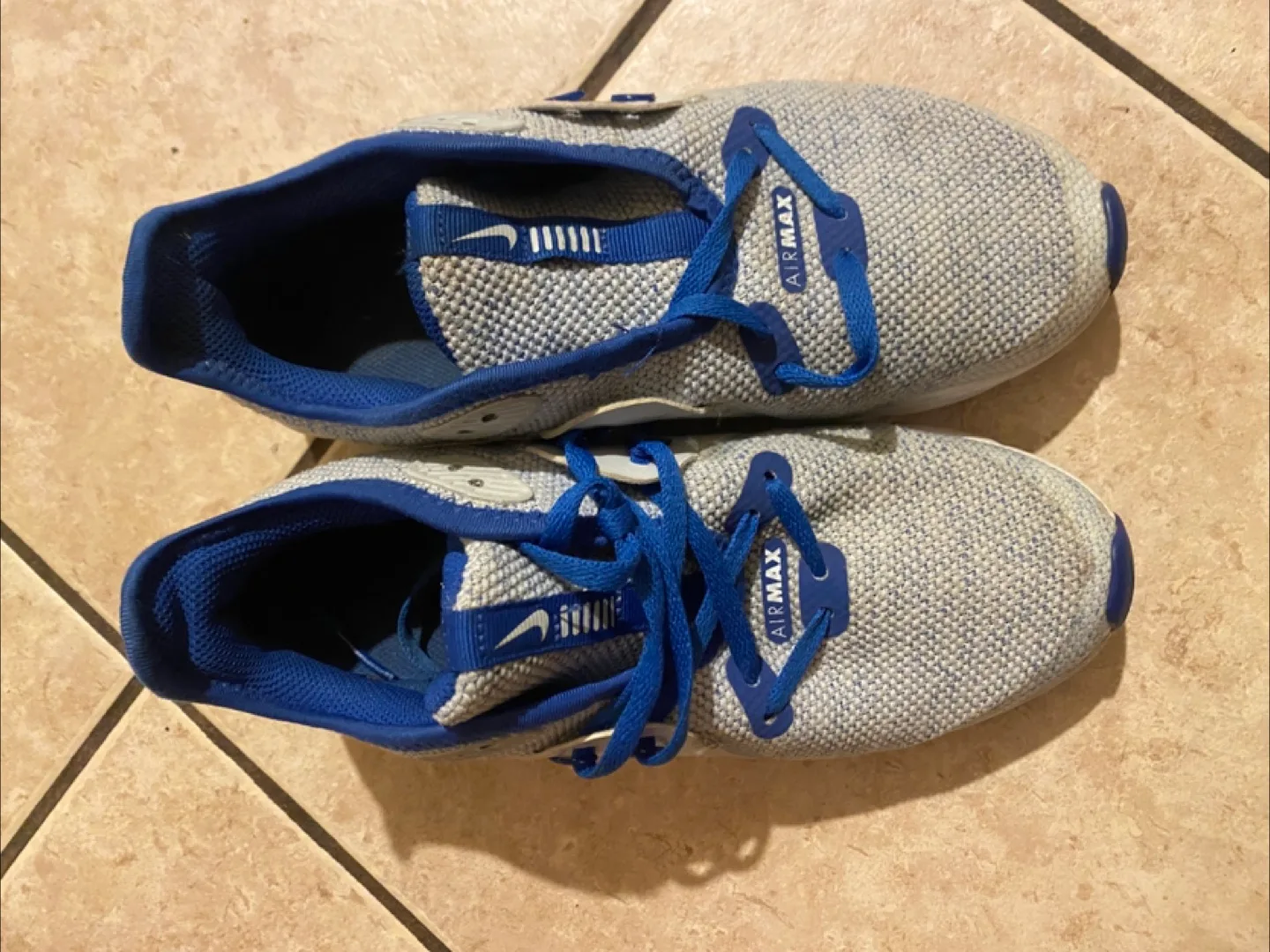 Nike Air Max Running Shoes - Blue/Grey thumbnail