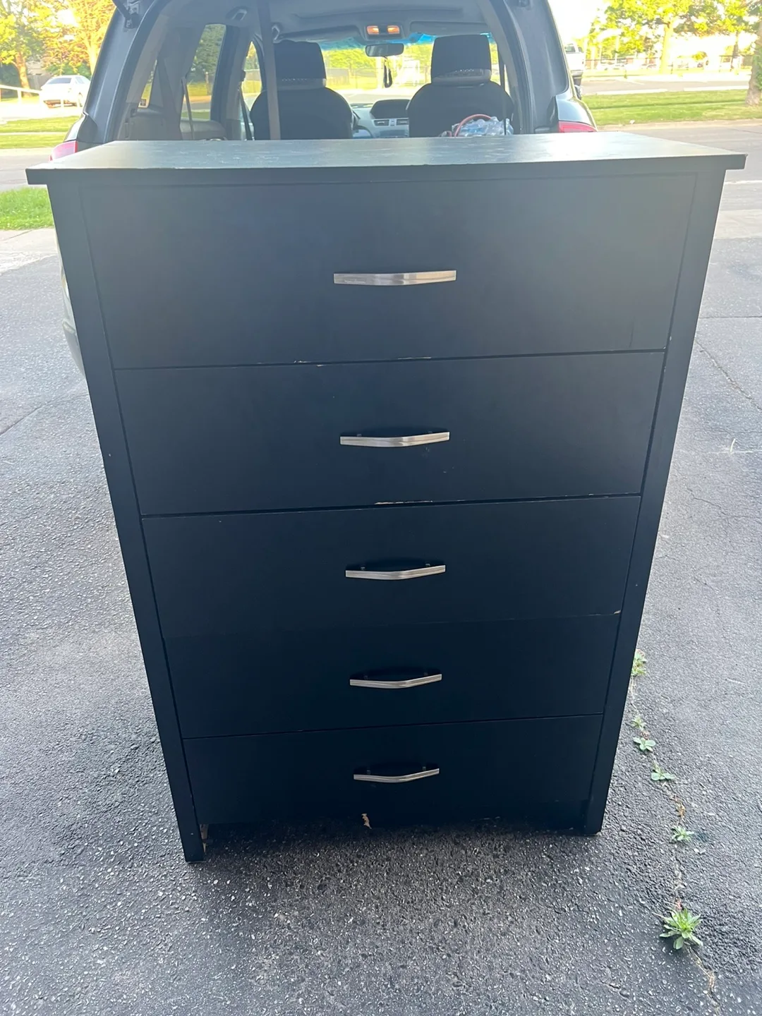 Black 5-Drawer Dresser thumbnail