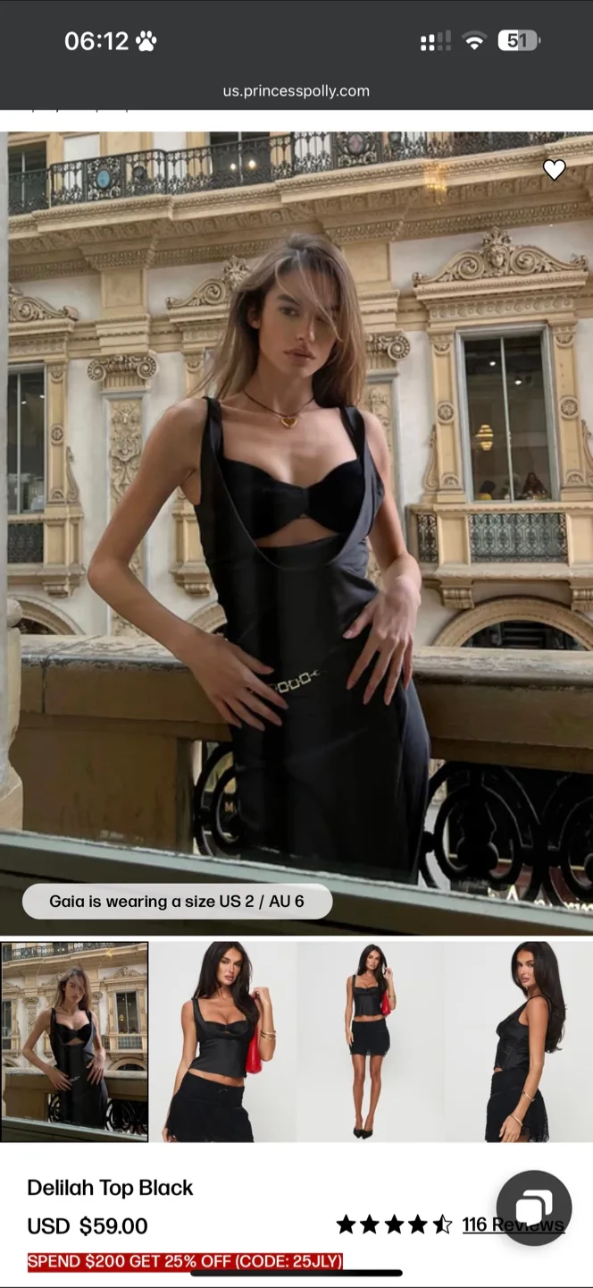 Delilah Top New with Tags! thumbnail