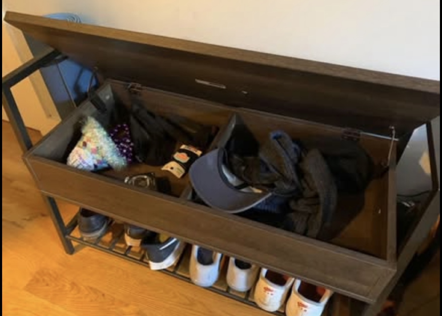 Entryway Shoe/Storage Bench - photo 2