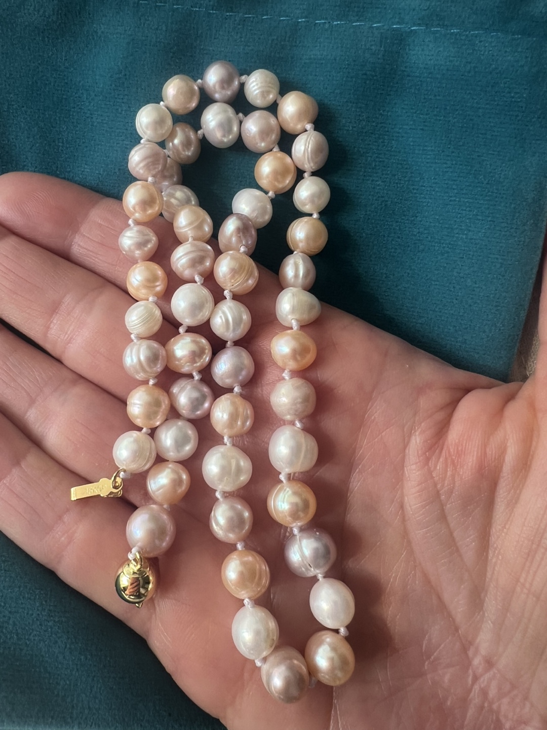 14k pearl necklace