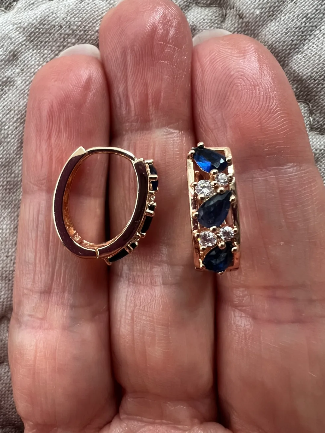 14k sapphire earrings