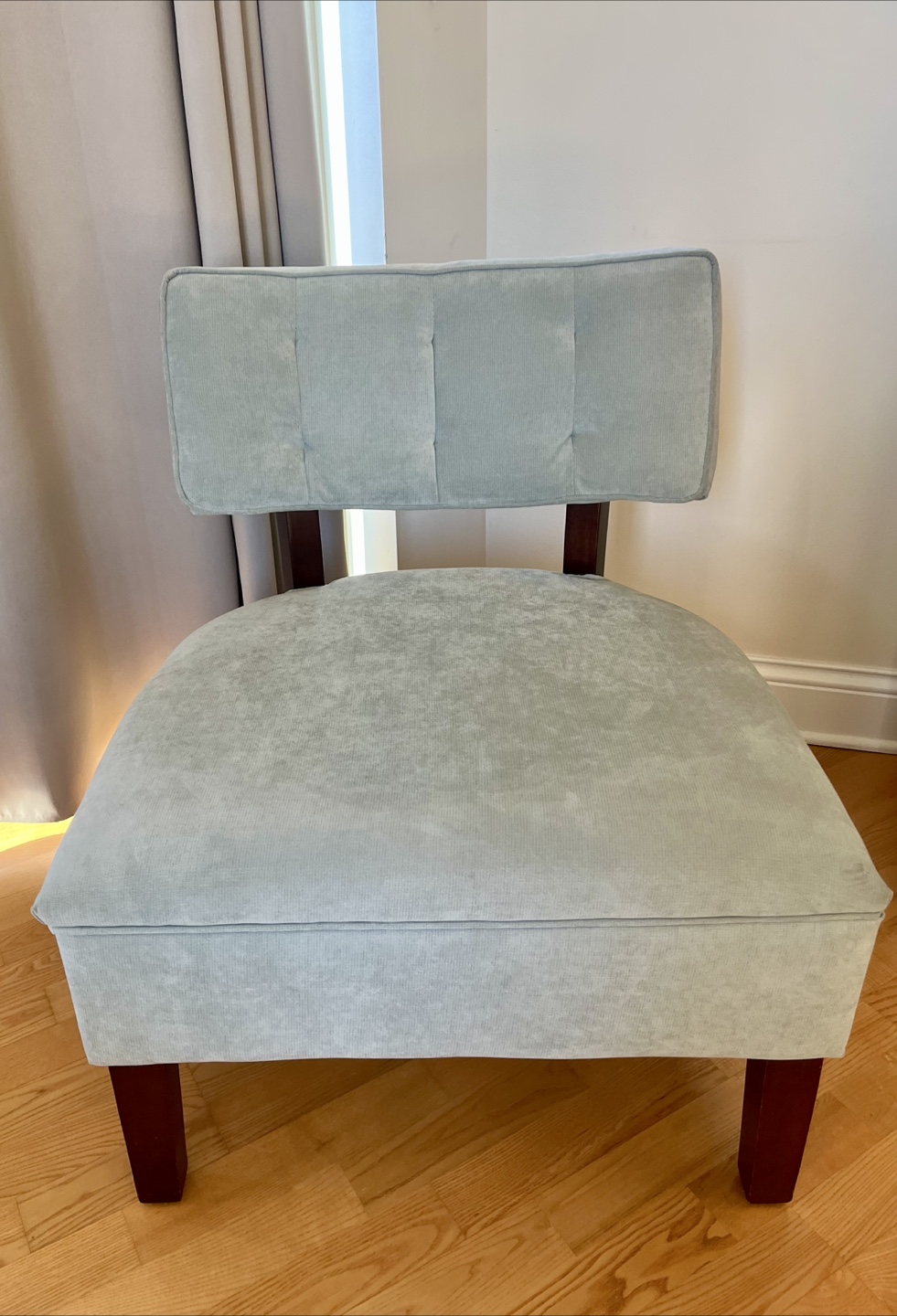 Light Blue World Market Accent Chair