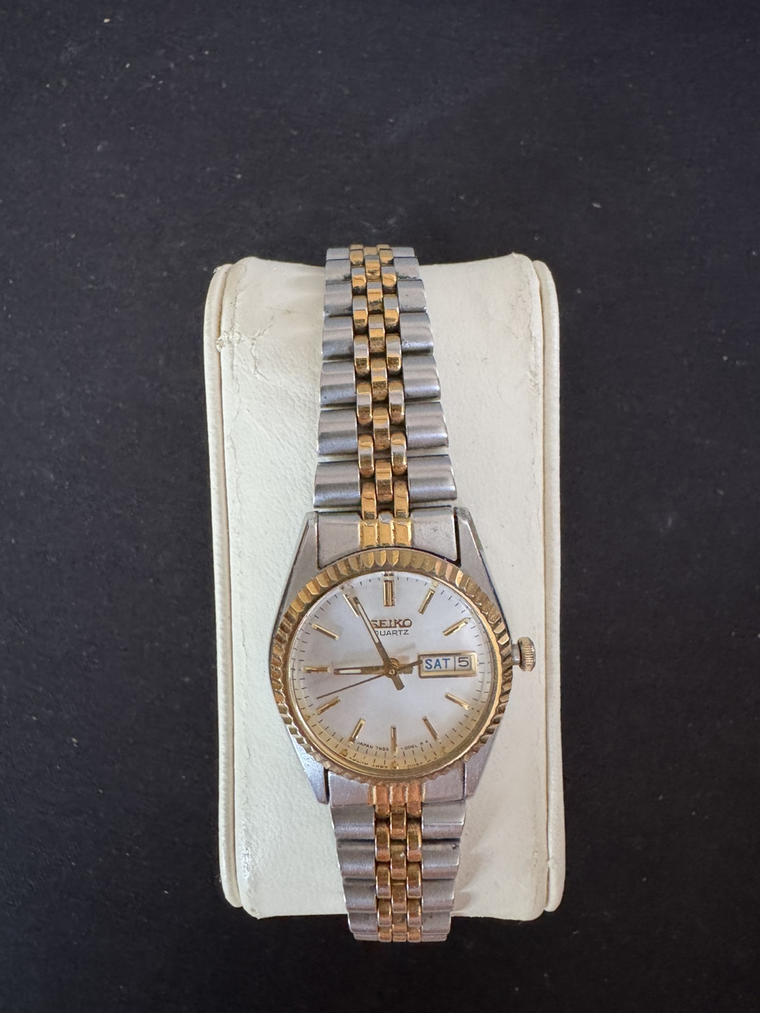 Seiko Quartz Two-Tone Watch women - photo 2