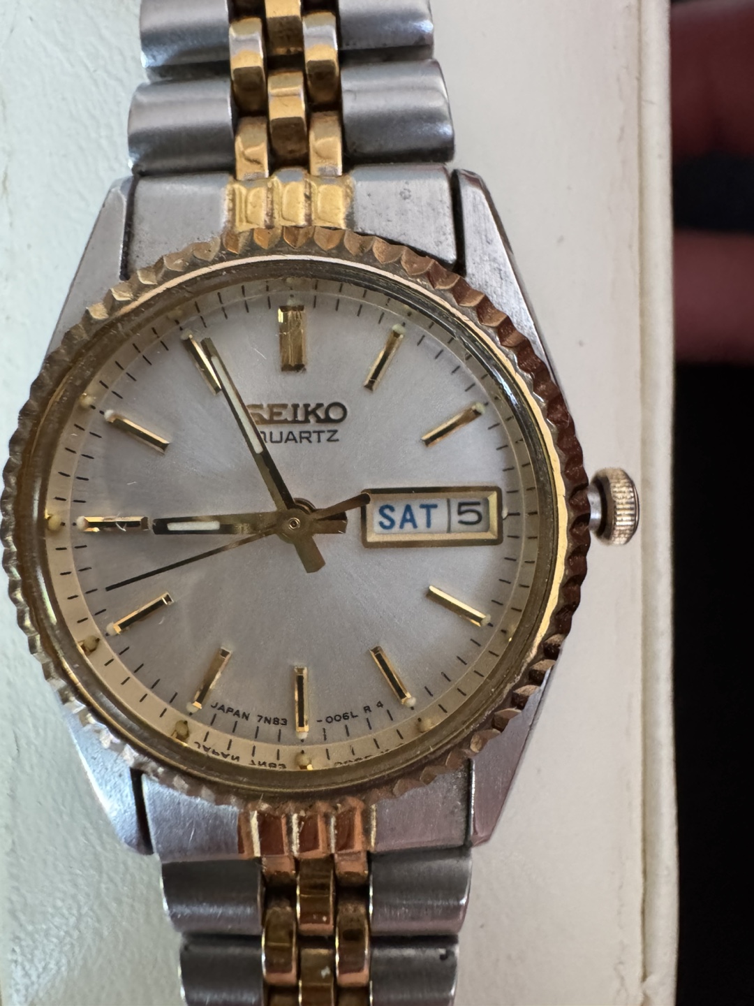 Seiko Quartz Two-Tone Watch women