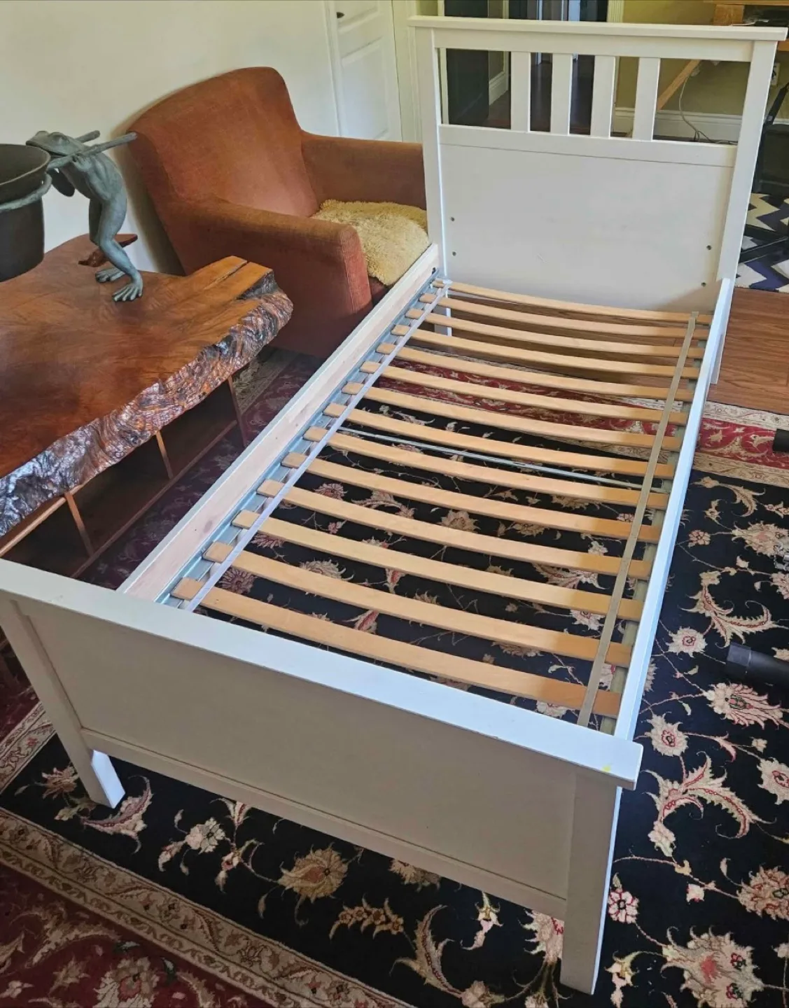 IKEA Hemnes White Twin Bed Frame thumbnail