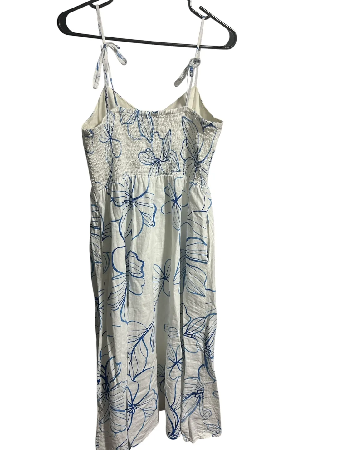 Gap Floral Print Tie-Strap Midi Dress image indicator(8)