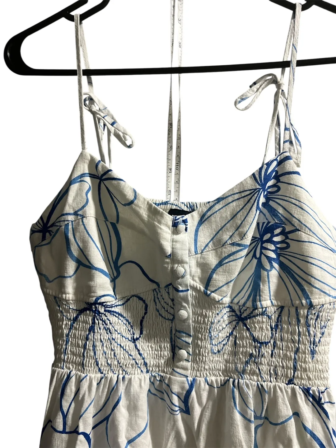 Gap Floral Print Tie-Strap Midi Dress image indicator(7)