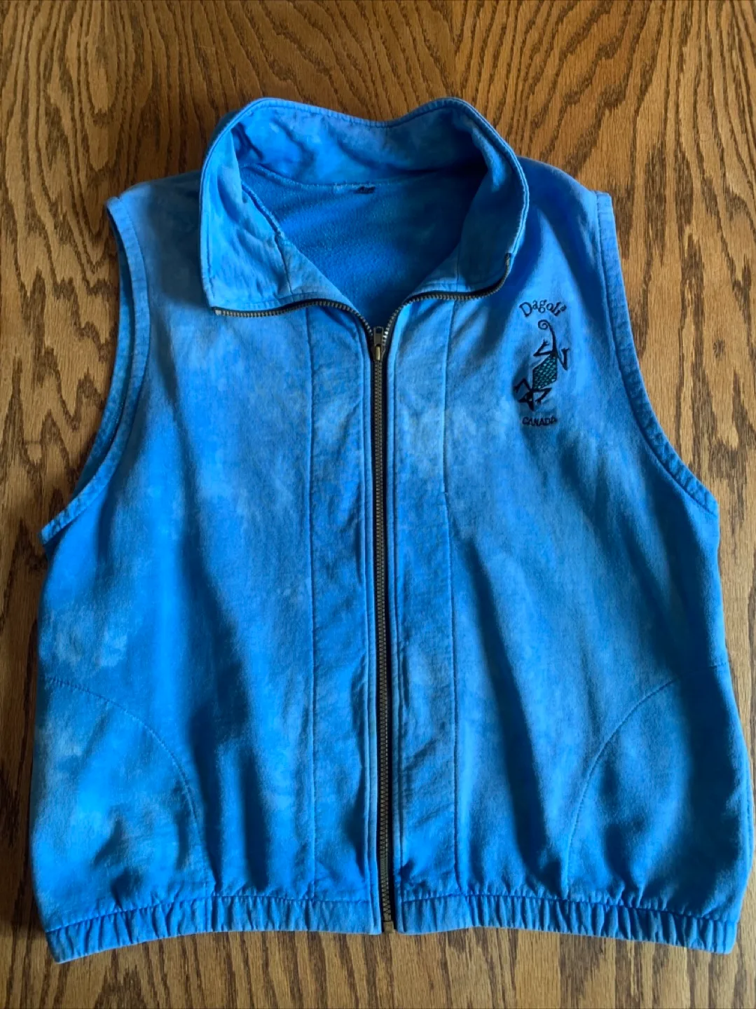 Vintage 1990s Dagoli Canada Blue Vest, Size M thumbnail