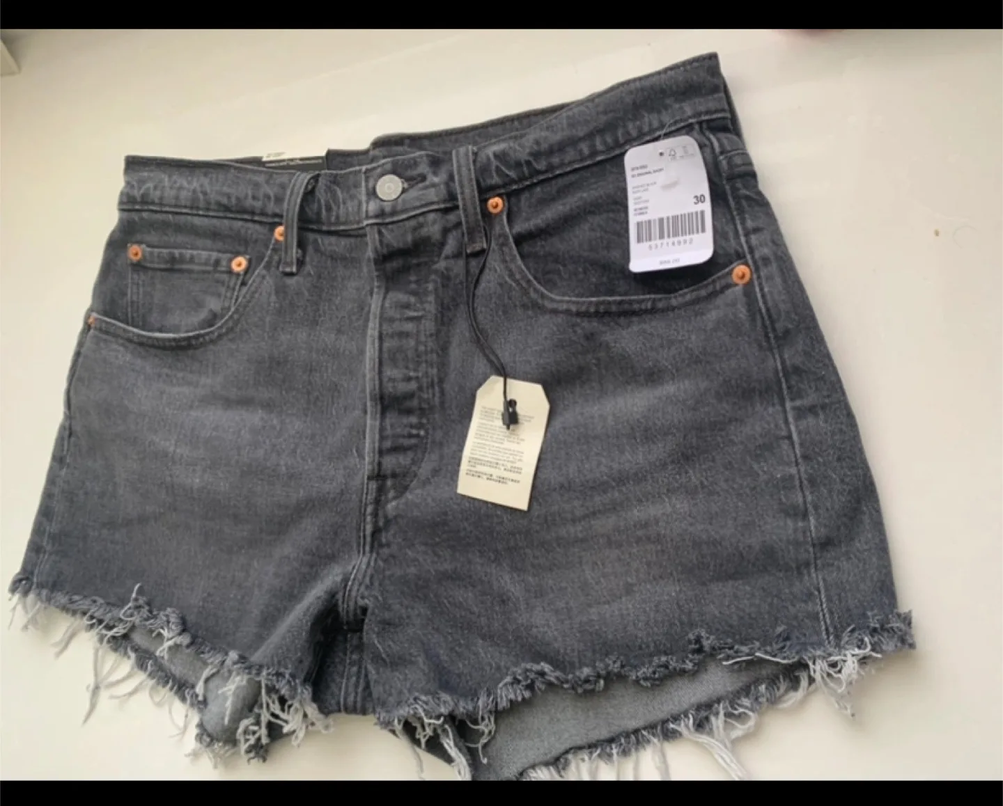 Roots 501 Original Denim Shorts - Size 30 thumbnail