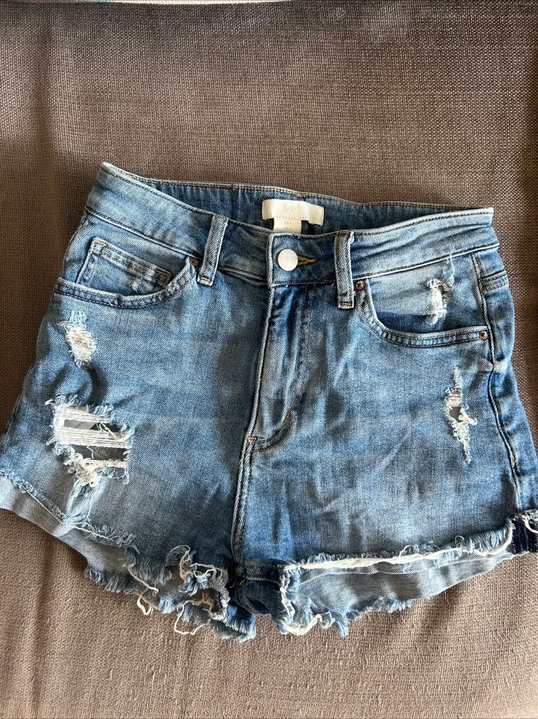 H&M Denim Shorts - Size 2 thumbnail