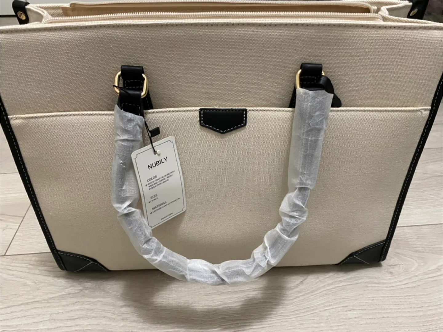 NEW Chic canvas laptop bag thumbnail