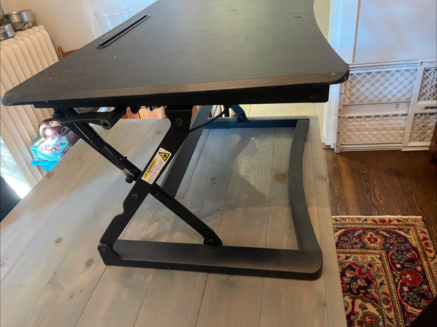 PrimeCables Standing Desk Converter - Black thumbnail