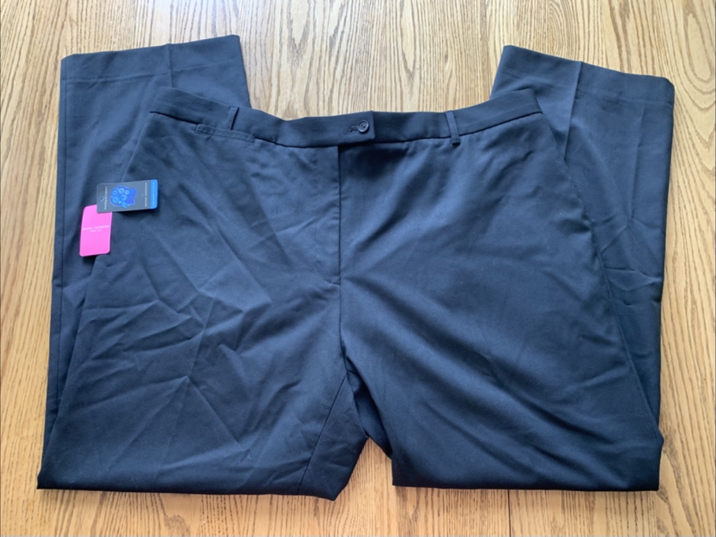 Brook Taverner Black Trousers - Size 24W