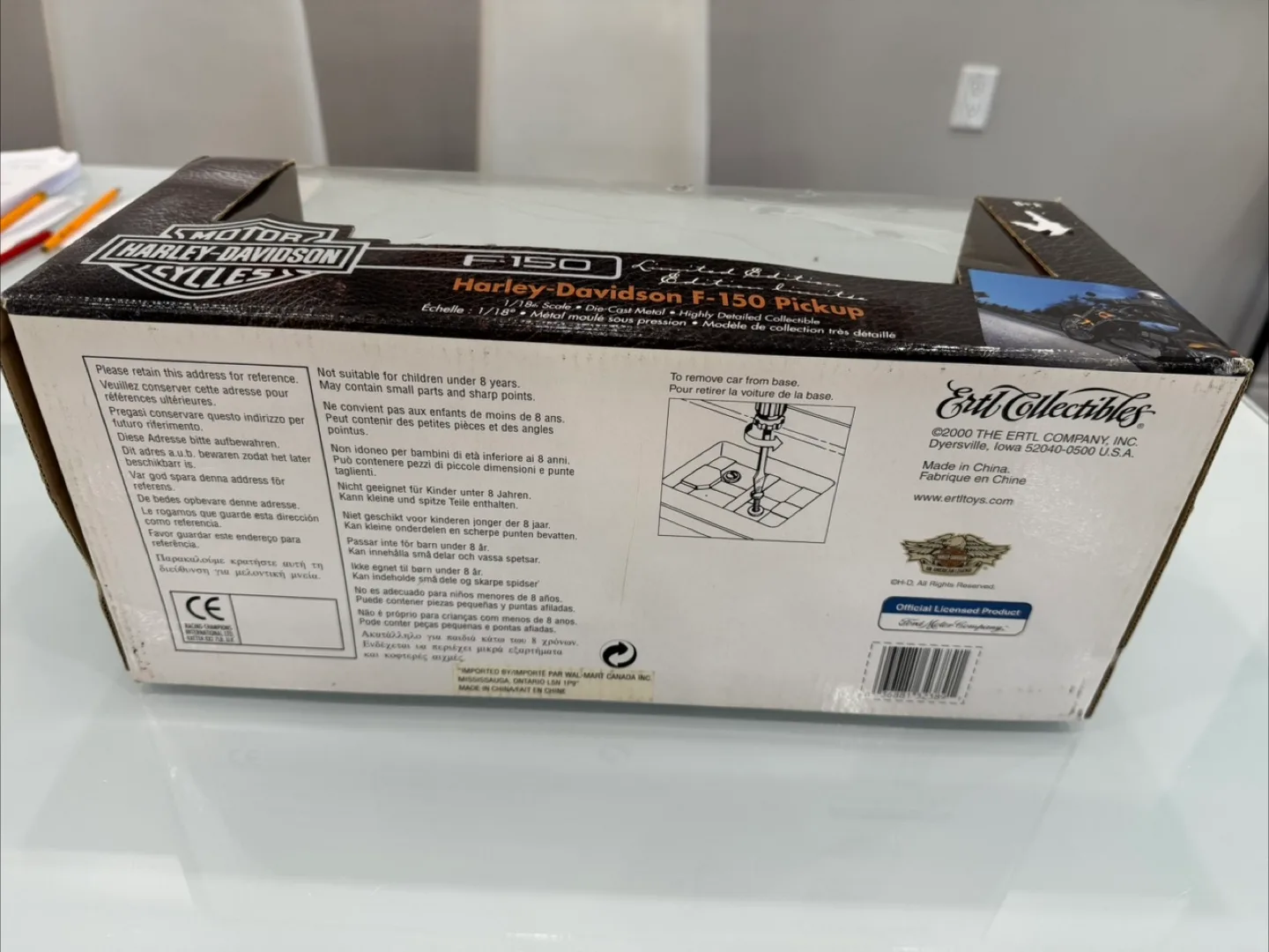 ERTL HARLEY DAVIDSON F-150 PICKIP 1:18 DIECAST 2000 image indicator(5)