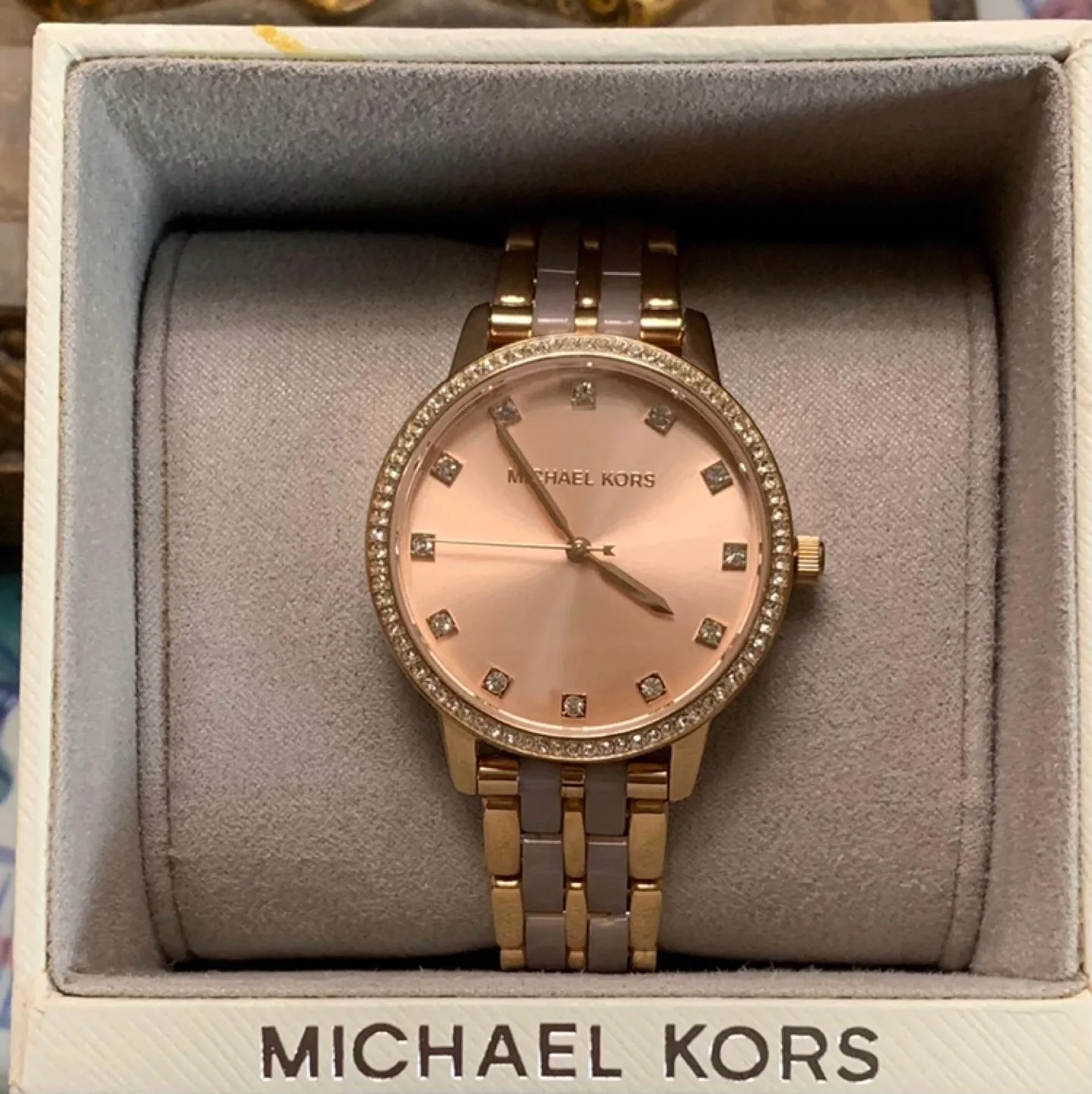 Michael Kors Ladies' Watch - Gold/Rose Gold thumbnail