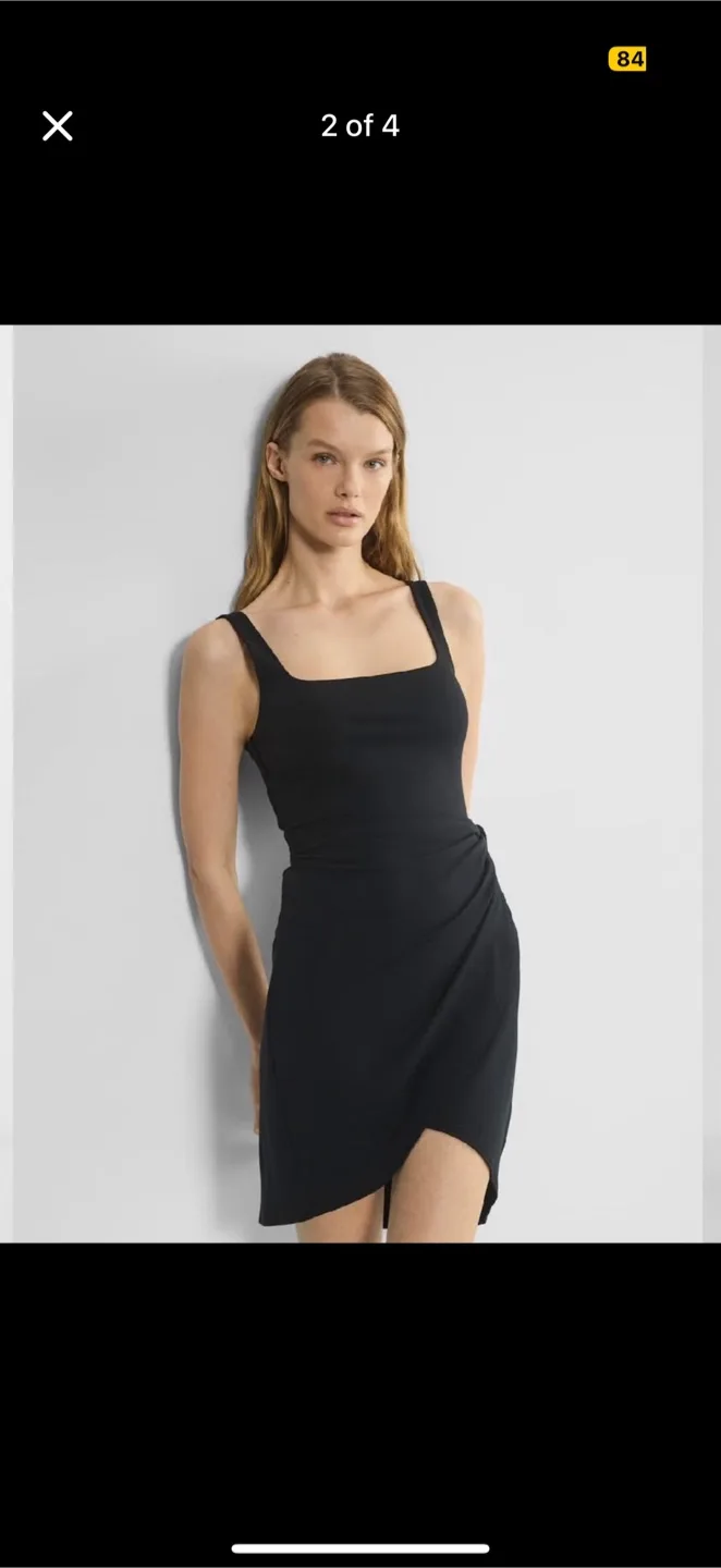 Aritzia Black Saturn Mini Dress image indicator(2)