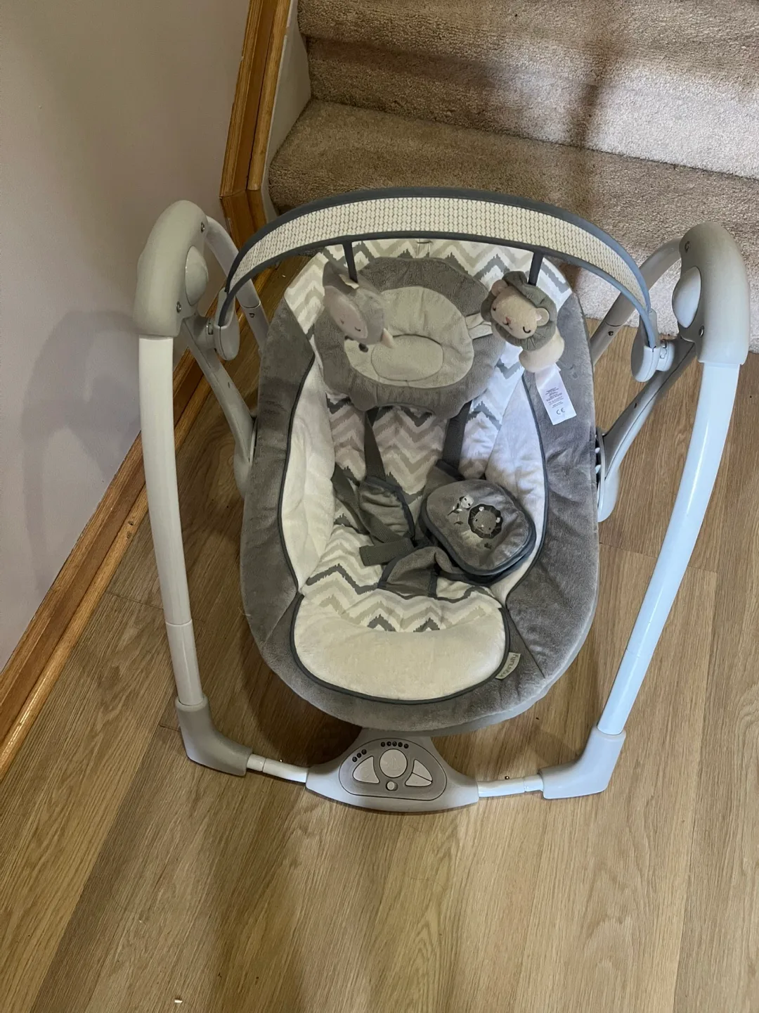 Ingenuity Baby Swing - Grey/White thumbnail